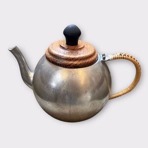 Vintage Mid Century Royal Holland Pewter Tea Pot